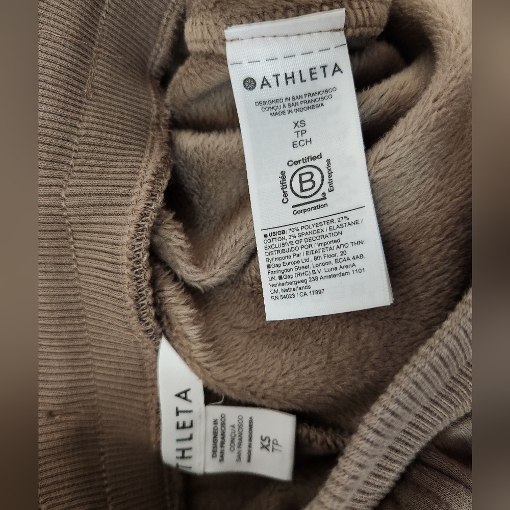 Athleta Cozy Karma High Rise Zip Pant Xtra Small - Picture 7 of 8